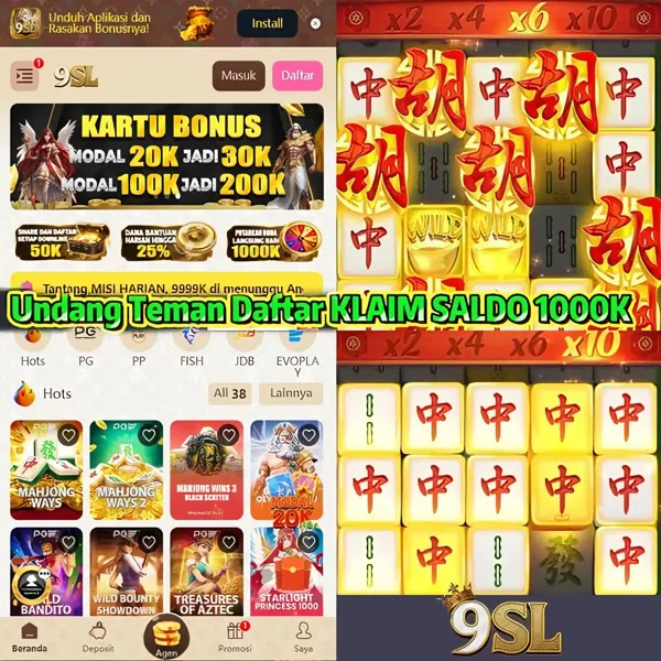 9SL Bonus Member Baru 100%